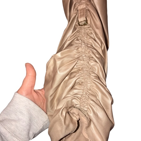 Antonio Ruspoli Jacket Metallic Shimmer Rouched Adjustable Sleeves Size 8 - Picture 4 of 9